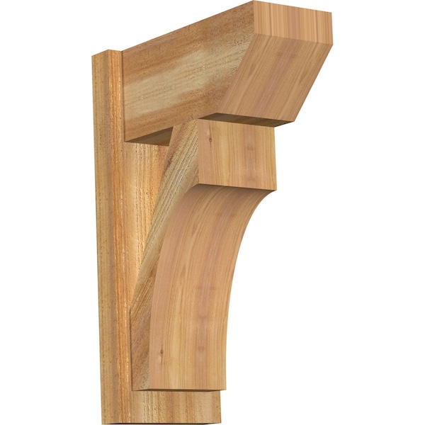 Ekena Millwork Westlake Slat Rough Sawn Outlooker, Western Red Cedar, 8"W x 16"D x 24"H OUT08X16X24WTL06RWR - main